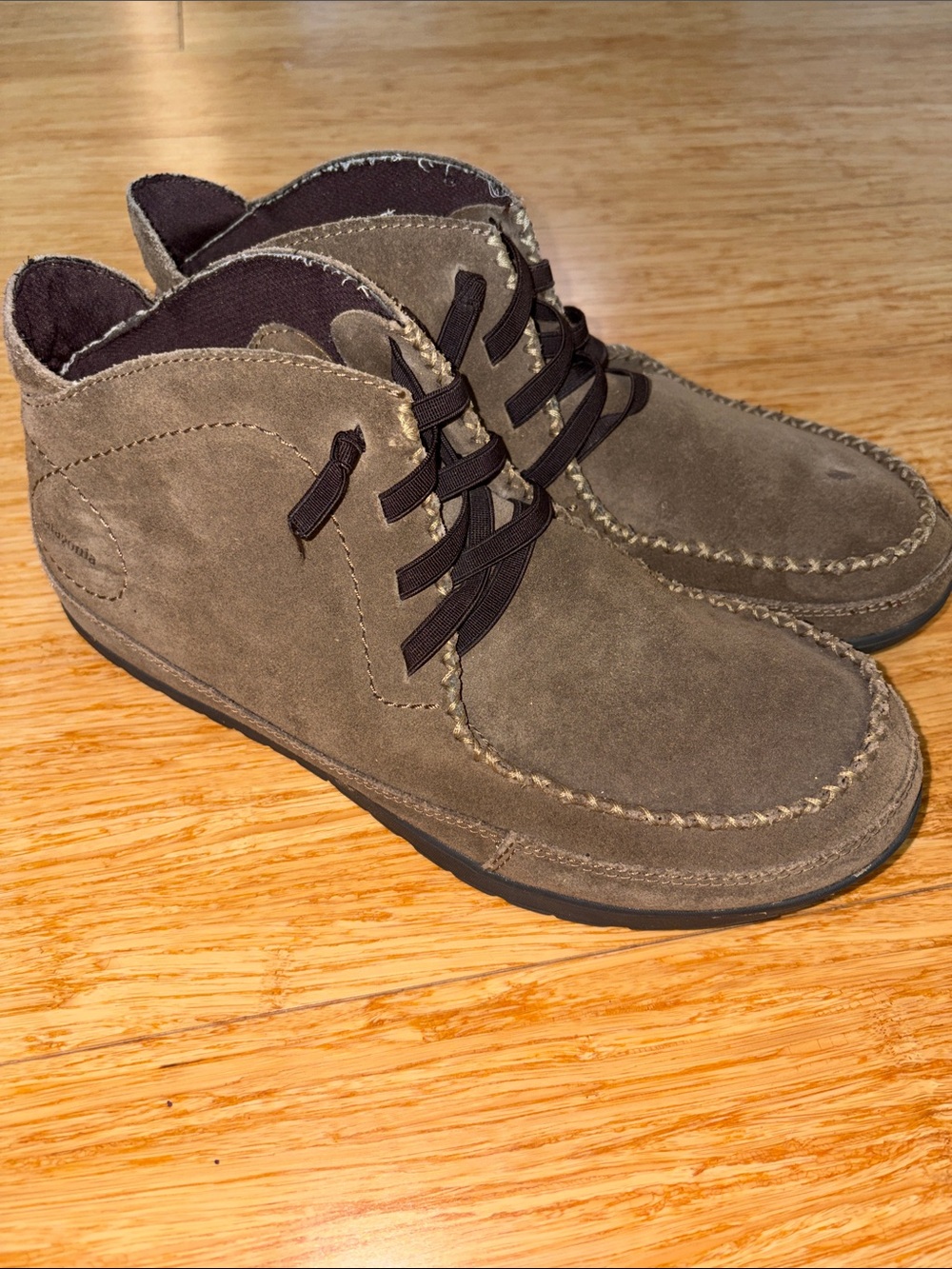 RARE Patagonia Whane Suede Chukka Boots Canteen Brown Men's Size 9.5 outdoors